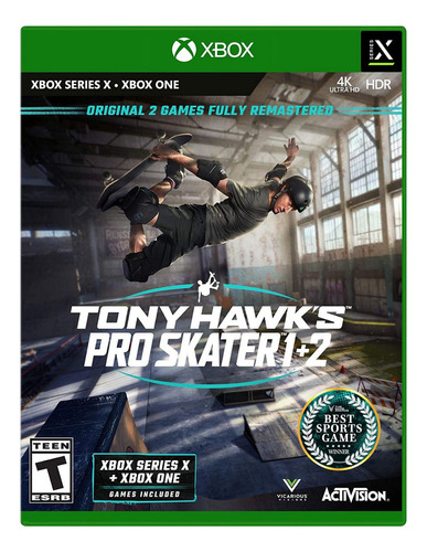 Tony Hawk Pro Skater 1+2 Xbox One E Xbox Series X Midia Fisi