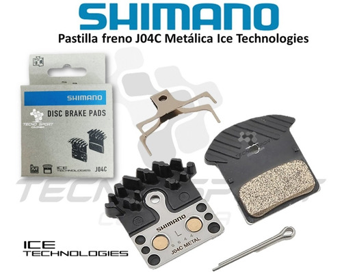 Imagen 4 de 7 de Pastilla Freno Shimano J04c Xtr Xt Slx Deore Refrigerada