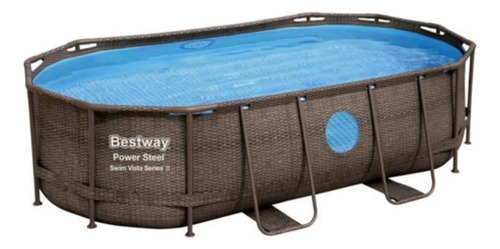 Alberca Estructural Bestway Power Steel Swim Vista Series Ii 56714 X 2.5 M De Ancho