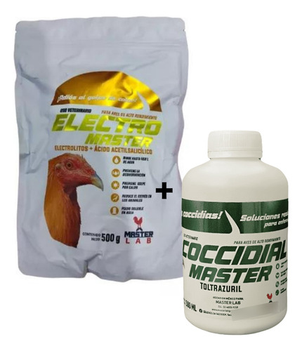 Electro Master 500 Gr + Coccidial Master 500 Ml