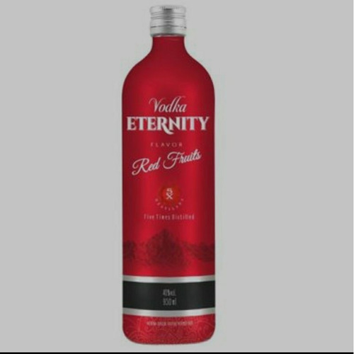 Kit Vodka Eternity Red Fruits 950ml - Frutas Vermelhas 3uni