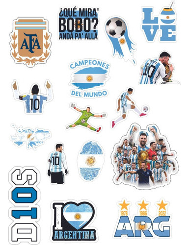 Stickers Vinilo P/termo, Netbooks, Vasos, Notbook Argentin