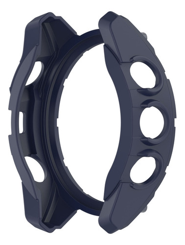 Funda De Reloj De Tpu Hueca Azul Medianoche Para Garmin Feni
