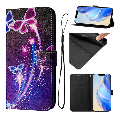 Funda De Piel A Prueba De Golpes Para Teléfono Inteligente Huawei P, Funda Tipo Cartera Con Ranura, Bolsa Ch0571