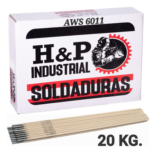 Electrodo Soldadura 6011 3/32(2.5mm) Caja 20 Kilos