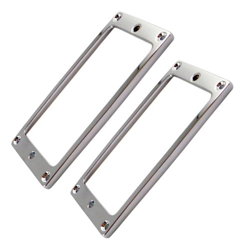 2 X 2 Piezas Metal Recogida De Montaje Base Para Guitarra