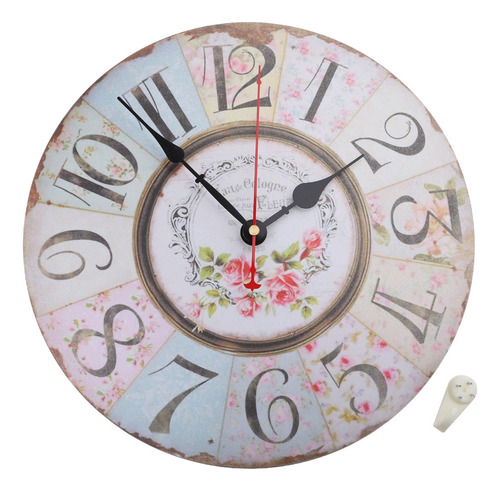 Reloj De Pared De Estilo Vintage Francés, Estilo Shabby Chic