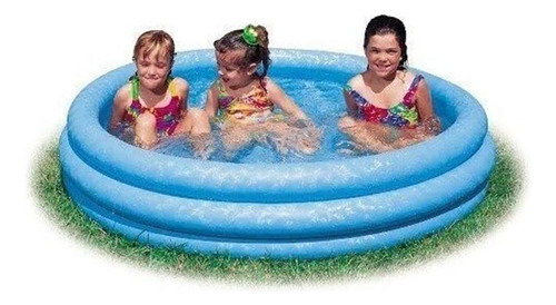  Piscina Inflable De Cristal Azul  Pulgadas  Pulgadas