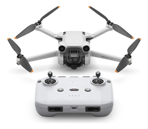 Drone Dji Mini 3 Pro Rc-n1 Com Bateria Extra (34min) Dji045 Cor Cinza
