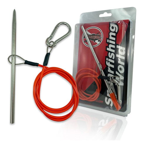 Cuerda Para Pesca Submarina Cable Acero Inoxidable Mosqueton