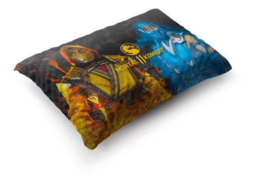 Imagen 4 de 5 de Funda De Almohada Mortal Kombat 11 Y Snes 70x45cm Vudú Love