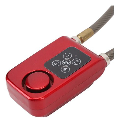 Cadena Antirrobo Con Cerradura Digital Para Motocicleta, Ala