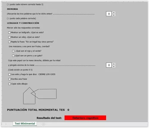 Mmse Examen Cognoscitivo Mini-mental