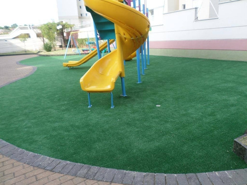 Imagem 6 de 8 de Grama Sintetica Artificial - Externa Jardim Impermeável 1m²