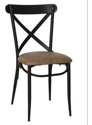 Imagen 1 de 2 de Silla Edrei Tubular De Acero Para Restaurante O Cafetería