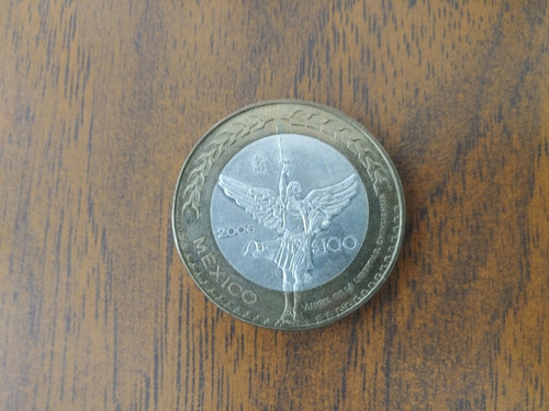 Moneda 100 Pesos Angel De La Libertad Chihuahua 