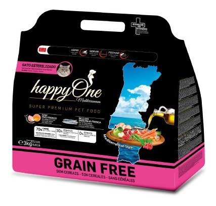 Happyone Mediterraneo Esterilizado Sardina 3kg Super Premium