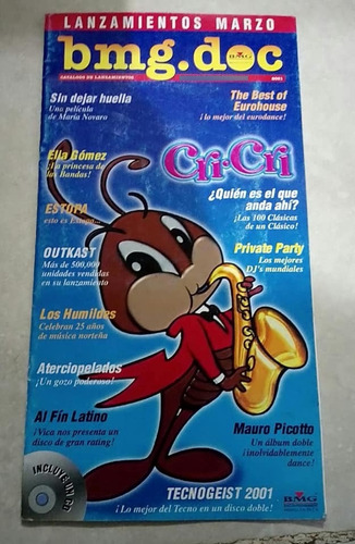 Cri Cri El Grillito Canto Revista Mas Cd Promocional Juan Ga