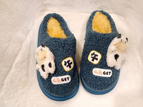 Pantufla Kawaii Comodas Felpa Hombre Mujer Suela Gruesa