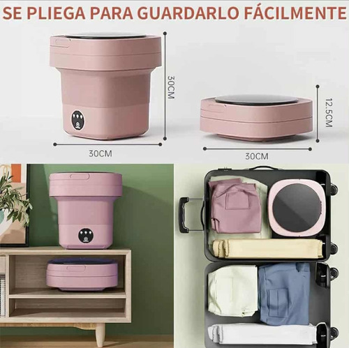Minilavadora Genereica: Eficiencia Y Compacta Para Tu Hogar Lavanda