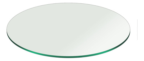 Fab Glass - Mesa Redonda De Cristal De 48in, Grosor De 3/4in