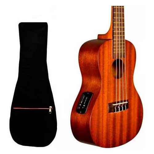 Ukelele Concierto Makala Mkce Electroacustico + Funda -envio