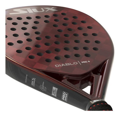 Paleta Siux Diablo Pro 4 2025 18k Textreme Eva - Play Spot2 Bordó