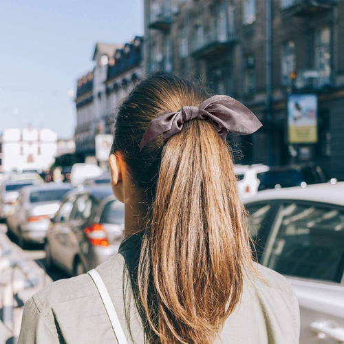 Color Sólido Bandas De Pelo Lazos De Cinta Diademas Trenes