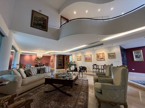 Imagen 3 de 23 de Venta Apartamento Dúplex 480 M2 4h+s/5b+s/5p Los Chorros