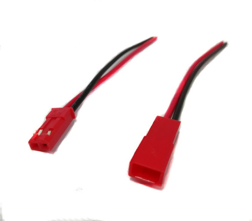 10 Unidades Cable Ficha Jst 2.5 Par Macho Y Hembra 10cm
