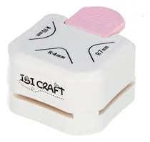 Comprar Redondeadora Bordes Puntas Esquinero 3 En 1 Scrapbooking Color Blanco - Rosa
