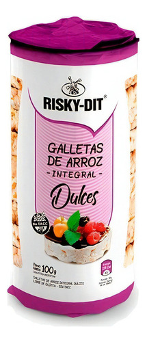 Galletitas De Arroz Integral Dulces Risky Dit Sin Tacc