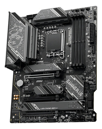 Placa Wi-Fi Msi Z790 Gaming Plus (soquete 1700) Cor preta