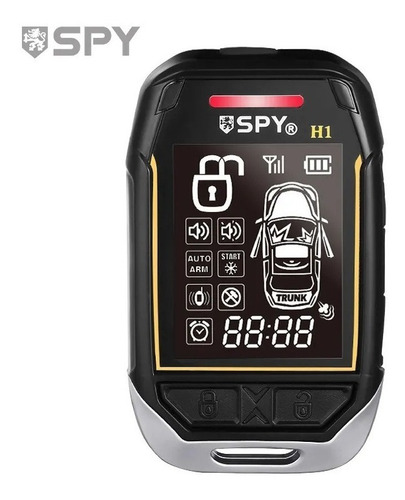 Alarma Spy Dos Vias A Bateria Con Botón De Arranque De Motor