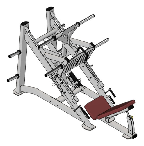 Plano Para Fabricar Prensa A 45 Modelo Life Fitness 