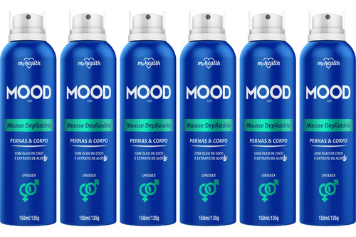06 Mousse Creme Depilatório Corporal Rápido Sem Dor Unissex