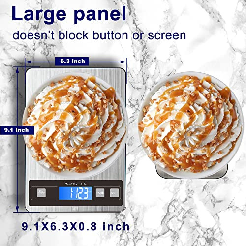 Báscula Digital De Cocina Hito Food Scale De 33 Libras, Reca