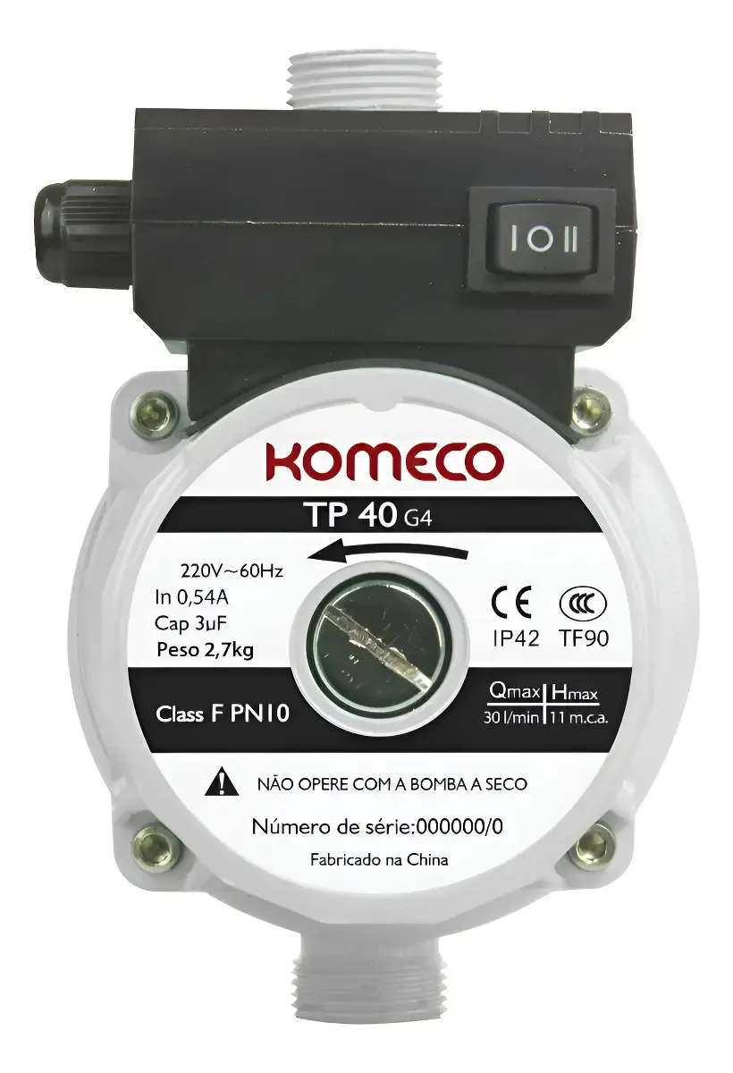 Pressurizador Komeco Tp 40 G4 120w 30l/min