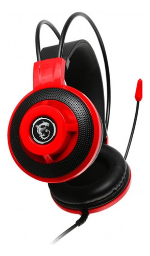 Auriculares Gaming Msi Ds501 40mm Conector 3,5mm Micrófono 