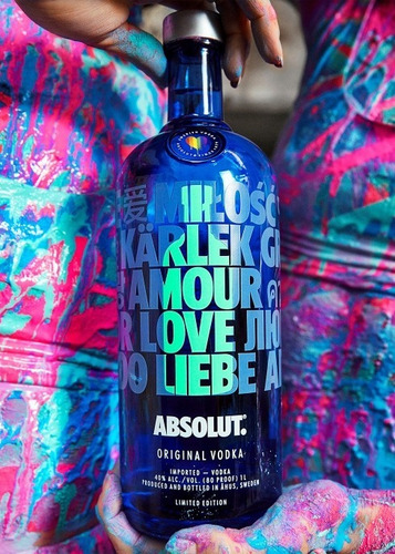 Absolut Vodka Drop Of Love 750ml Edicion Limitada