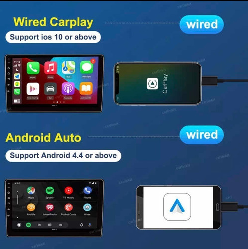 Carlinkit Sem Fio Apple Carplay android Auto P multim USB