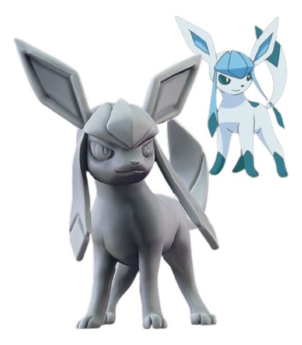 Pokémon Glaceon Para Pintar En Casa !!! Impresión 3d!!oferta