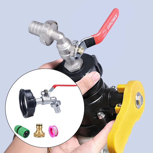 Cx Accesorios Del Adaptador Ibc Tote For Ibc Tote Brass