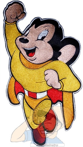 Parche Bordado Super Raton Mighty Mouse Grande Espalda Adr | MercadoLibre Parche Bordado Super Raton Mighty Mouse Grande Espalda Adr | MercadoLibre