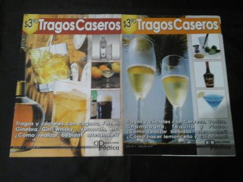 Lote De Revistas De Tragos Caseros - 2 Ejs