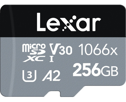 Cartão De Memória Micro Sd Lexar 1066x 256gb 4k A2 160mb/s