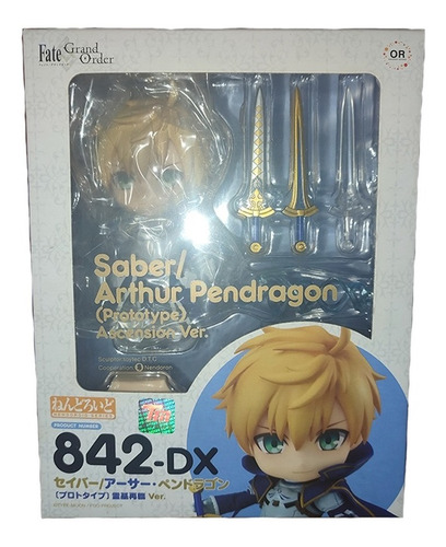 Fate Grand Order Saber Arthur Pendragon 848 Dx Nendoroid