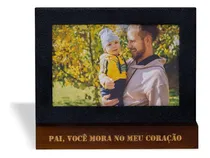 Comprar Porta Retrato 10x15cm Pai Coração Geguton Cor Preto