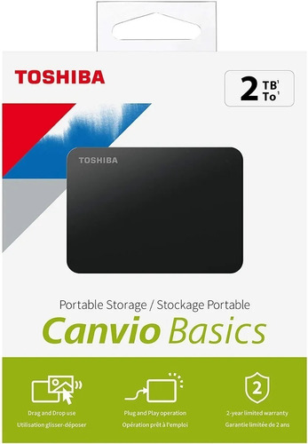 Disco Externo Toshiba Canvio Basic 2 Tb