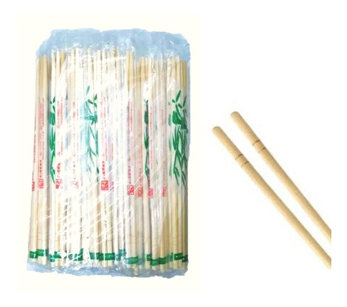 Hashi De Bambu Palito Descartável Sushi Sashimi 200 Pares 